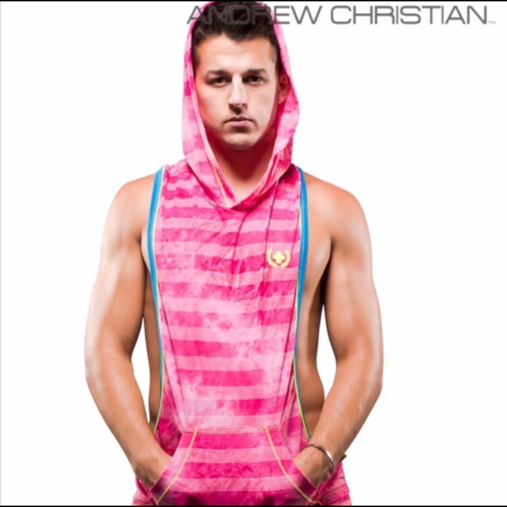 Andrew Christian Pink Men’s Size Medium Tank